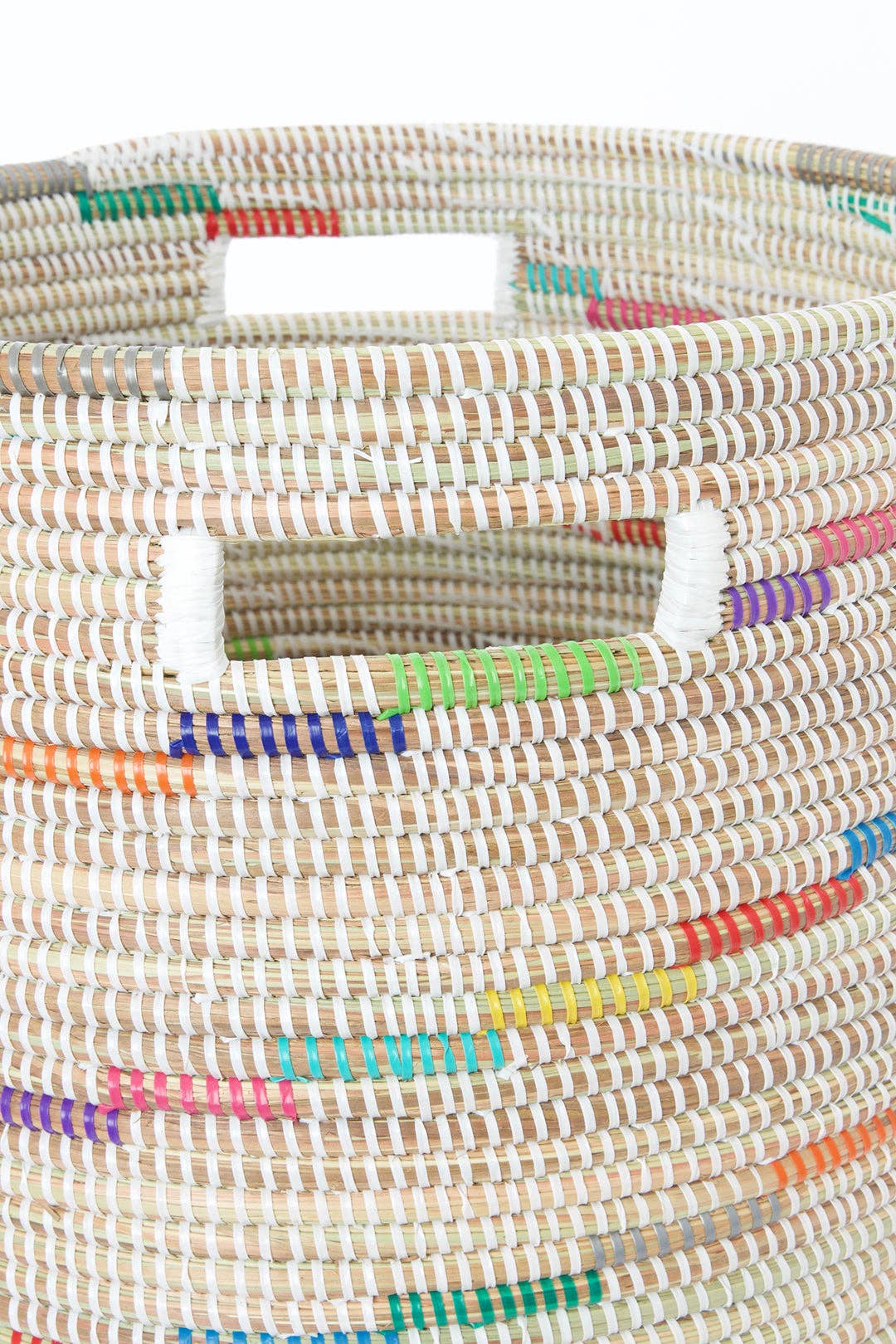 Vanilla Sugar Swirl Flat Lid Storage Basket, Home Decor Housewarming Gift for Her