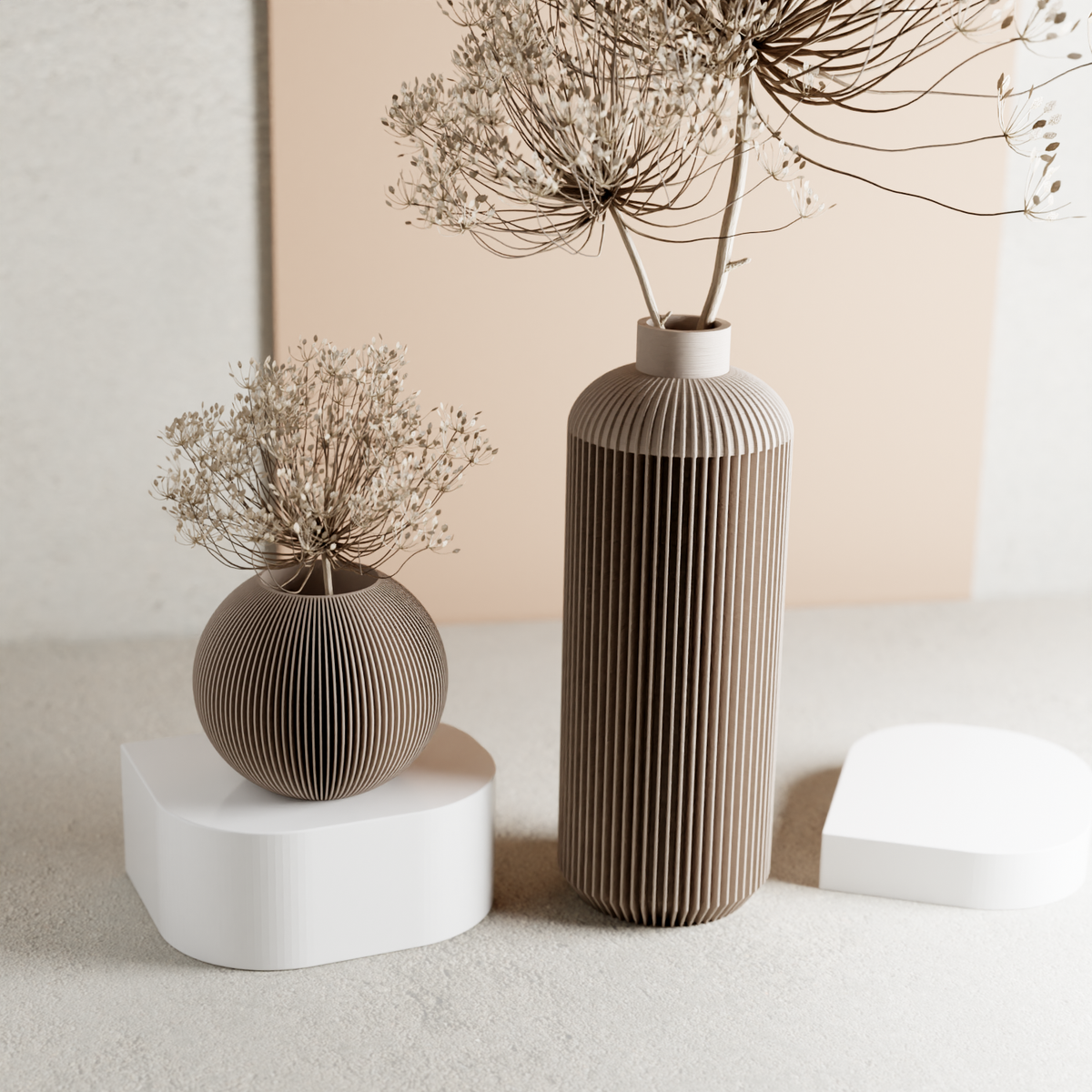 Serenity Vase For Fresh and Dried Flower Bouquet, Home Decor, Housewarming Gift for Her, Natural Wood
