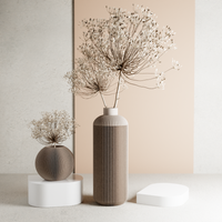 Serenity Vase For Fresh and Dried Flower Bouquet, Home Decor, Housewarming Gift for Her, Natural Wood