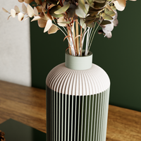 Serenity Vase For Fresh and Dried Flower Bouquet, Home Decor, Housewarming Gift for Her, Natural Wood