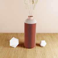 Serenity Vase For Fresh and Dried Flower Bouquet, Home Decor, Housewarming Gift for Her, Natural Wood