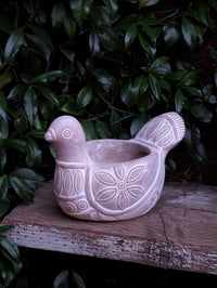 Handmade Terracotta Spotted Dove Planter, Indoor Succulent, Herb or Flower Pot | Housewarming Gift