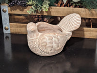 Handmade Terracotta Turtle Dove Planter, Indoor Succulent, Herb or Flower Pot | Housewarming Gift