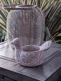 Handmade Terracotta Spotted Dove Planter, Indoor Succulent, Herb or Flower Pot | Housewarming Gift