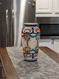 Pre-Order | Ceramic Talavera Vase is Exquisite Handmade Mexican Pottery | Decorative Floral Vase is Gorgeous Home Decor | Ships 3-25