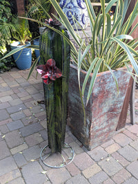 Cactus Garden Decor | Cactus Decorations for Your Yard or Home are Hand Painted Lifelike Metal Cactus - Mexican Yard Art to Enjoy at Home