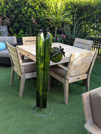 Cactus Garden Decor | Cactus Decorations for Your Yard or Home are Hand Painted Lifelike Metal Cactus - Mexican Yard Art to Enjoy at Home