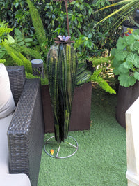 Cactus Garden Decor | Cactus Decorations for Your Yard or Home are Hand Painted Lifelike Metal Cactus - Mexican Yard Art to Enjoy at Home