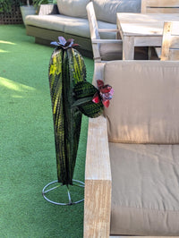 Cactus Garden Decor | Cactus Decorations for Your Yard or Home are Hand Painted Lifelike Metal Cactus - Mexican Yard Art to Enjoy at Home