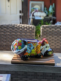 Cow Planter Talavera Pottery | Use Ceramic Cow Flower Pot for Outdoor or Indoor Plants, Handmade Cow Gifts