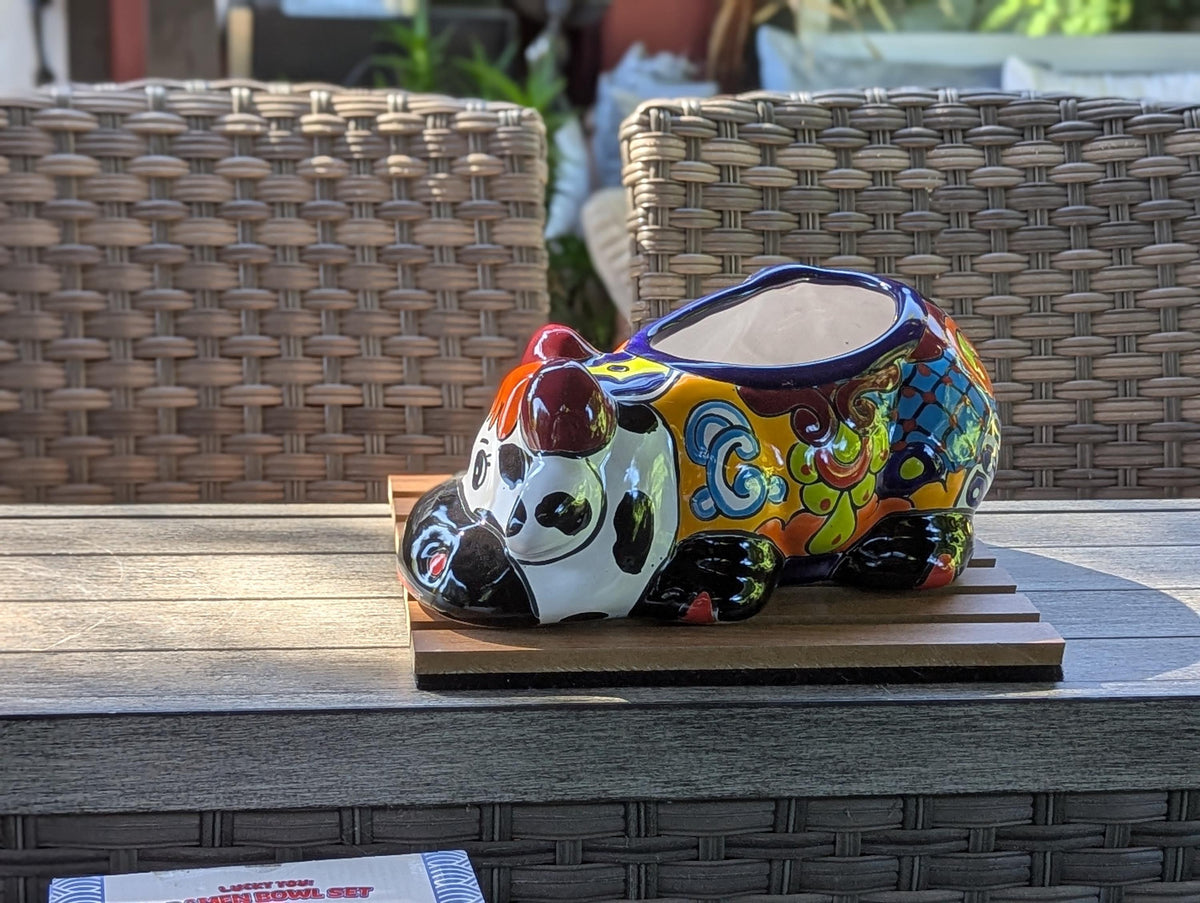 Cow Planter Talavera Pottery | Use Ceramic Cow Flower Pot for Outdoor or Indoor Plants, Handmade Cow Gifts