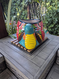 Talavera Snail Planter | Hand-painted Mexican Pottery Garden Decor