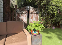 Talavera Snail Planter: Authentic Hand-Painted Mexican Pottery