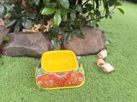 Talavera Dog Bowl: Hand-Painted Ceramic Mexican Pet Food Dish
