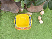 Talavera Dog Bowl: Hand-Painted Ceramic Mexican Pet Food Dish