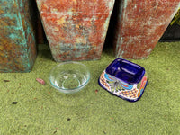 Talavera Dog Bowl: Hand-Painted Ceramic Mexican Pet Food Dish