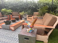 Talavera Roadrunner is Handmade Mexican Ceramic Garden Art