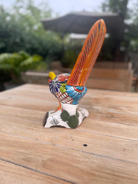 Talavera Roadrunner is Handmade Mexican Ceramic Garden Art