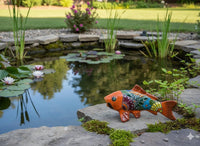 Talavera Pottery Fish: Handmade Mexican Ceramic Garden Decor