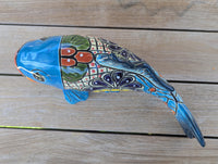 Talavera Pottery Fish: Handmade Mexican Ceramic Garden Decor