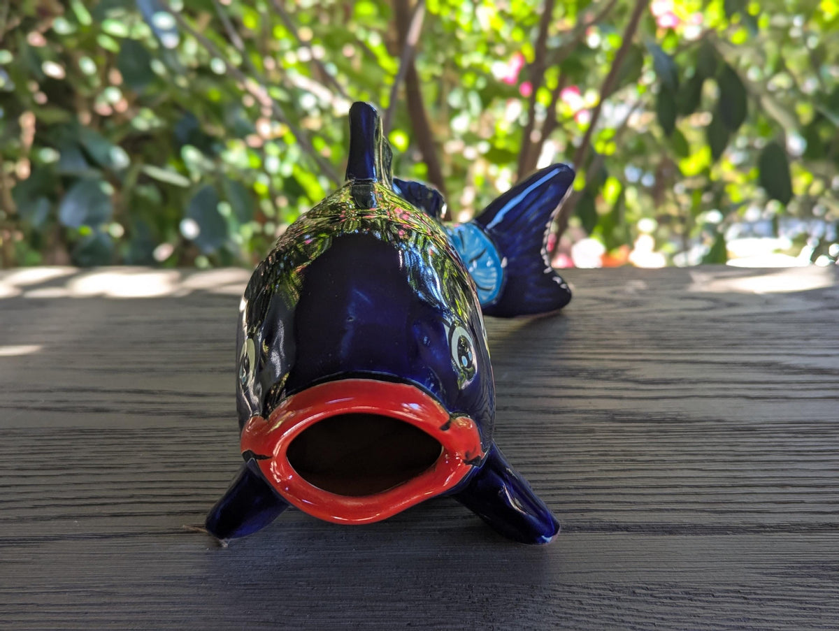 Talavera Pottery Fish: Handmade Mexican Ceramic Garden Decor