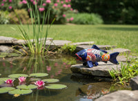 Talavera Pottery Fish: Handmade Mexican Ceramic Garden Decor