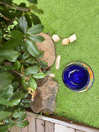 Talavera Dog Bowl: Hand-painted Ceramic Pet Food Dish