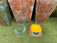 Talavera Dog Bowl: Hand-Painted Ceramic Mexican Pet Food Dish