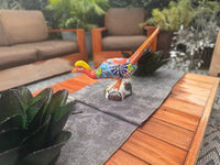 Talavera Roadrunner is Handmade Mexican Ceramic Garden Art