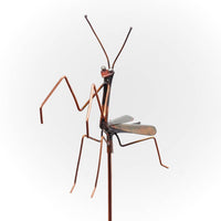 Small Praying Mantis Garden Stake, Yard Art Home Decor, Indoor or Outdoor Decoration