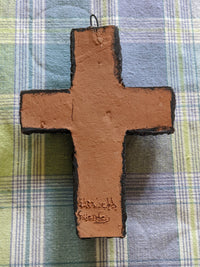 Handmade Cross, Cross Wall Decor, Cross Wall Art, Large Cross Decor, Cross Decorations, Religious Cross, Purple