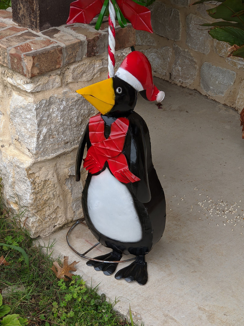 Christmas Penguin, Outdoor Christmas Decoration, Christmas Yard Art, M –  LUV2BRD