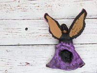 Angel with Candle, Angel Home Decor, Original Handmade Angel Art from Oaxaca Mexico, Christmas Tree Ornament, Christmas Decoration