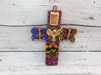 Cross Wall Decor, Mexico Art, Religious Home Decor, Mexico Folk Art - Handmade Wall Cross from Oaxaca, Cross Decor, Christian Wall Art