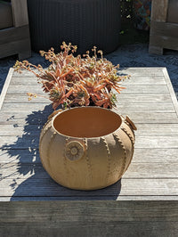 Ceramic Planter, Cactus Flower Pot, Handmade Mexican Pottery from Santa Maria Atzompa, Mexico, Home Decor, Indoor, Outdoor Decor, Plant Pot