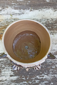 Ceramic Owl Planter & Flower Pot | Handmade Mexican Pottery from Atzompa, Mexico is Indoor or Outdoor Home or Yard Decor, Adorable Plant Pot
