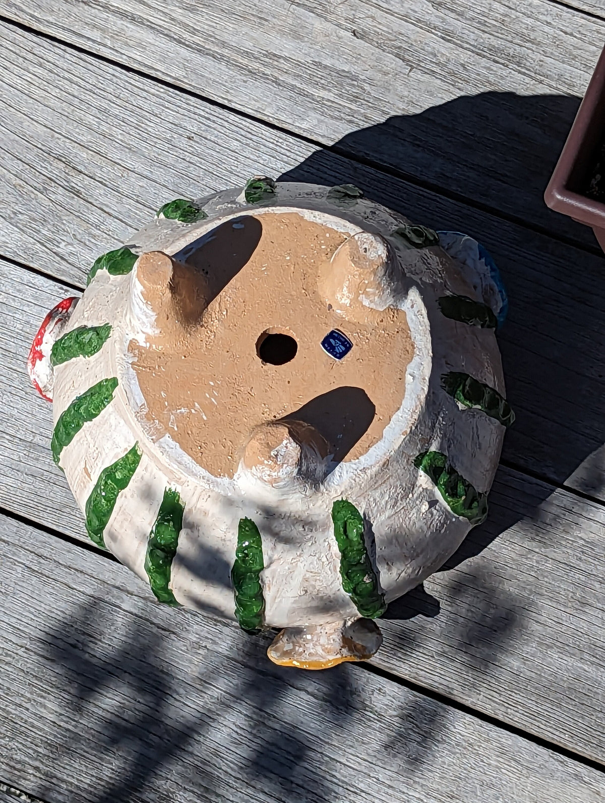 Ceramic Planter, Cactus Flower Pot, Handmade Mexican Pottery from Atzompa, Mexico, Home Decor, Indoor or Outdoor Decor, Charming Plant Pot