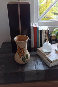 Decorative Flower Vase, Handmade Mexican Pottery from Atzompa, Mexico, Home Decor, Indoor or Outdoor Decor, Charming Plant Pot