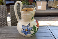 Pitcher Planter, Ceramic Flower Pot, Handmade Mexican Pottery from Atzompa, Mexico, Home Decor, Indoor or Outdoor Decor, Charming Plant Pot