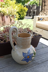 Pitcher Planter, Ceramic Flower Pot, Handmade Mexican Pottery from Atzompa, Mexico, Home Decor, Indoor or Outdoor Decor, Charming Plant Pot