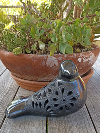 Dove Home Decor, Barro Negro, Black Clay, Handmade Mexican Pottery from San Bartolo near Oaxaca, Mexico