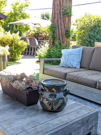 Pre-Order | Captivating 10.5" Round Planter is a Talavera Ceramic Flower Pot | Handmade Pottery for Outdoor Garden Decor | Ships 3-25