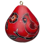 Gourd Ornament Cardinals on a Branch Home Decor Housewarming Gift for Her