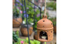 Traditional Ceramic Lantern, Outdoor Home Decor | 9-inch Terracotta from Nicaragua