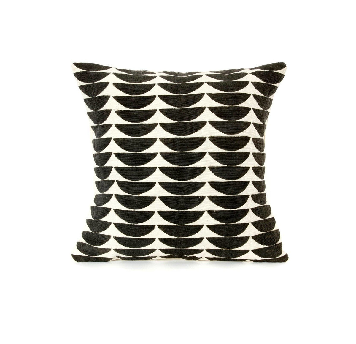 Timbuktu Dunes Organic Cotton Pillow Cover, Ivory Back,  Home Decor Housewarming Gift for Her