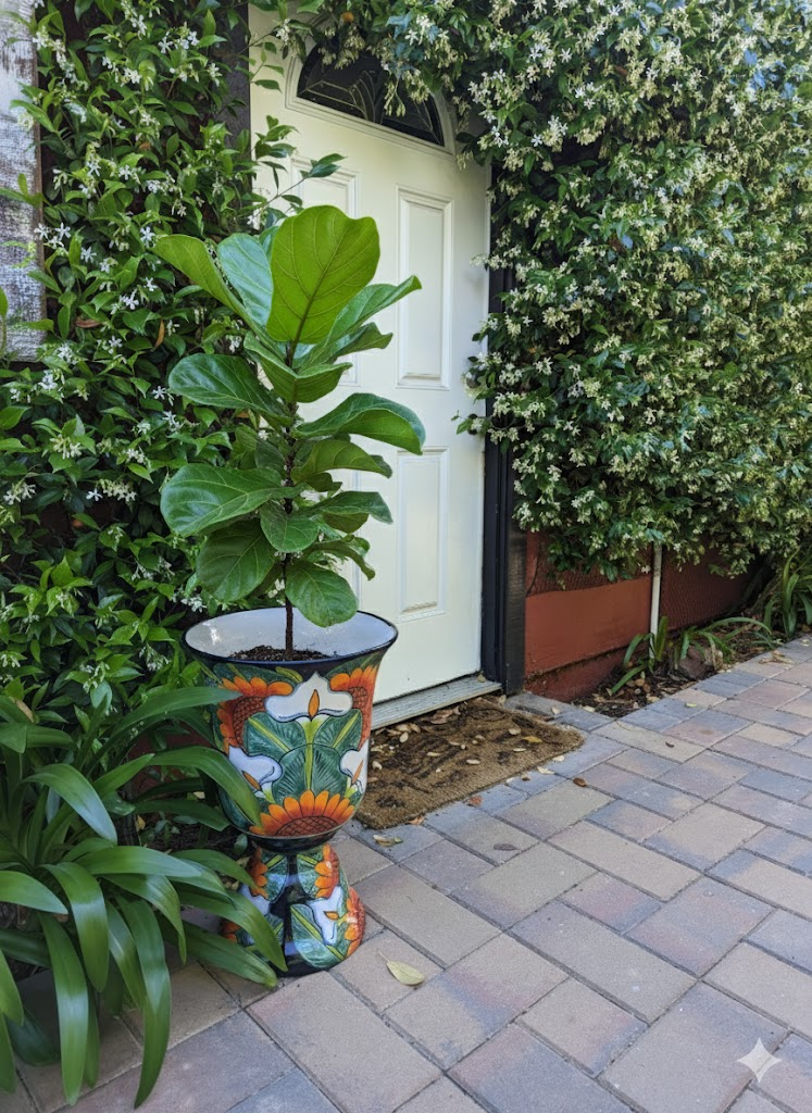 Sunflower Lily Planter is 22" Tall Handmade Talavera Ceramic Mexican Pottery | Lovely Outdoor Garden Decor & Yard Art Ships 10-1