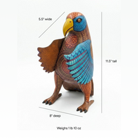 Alebrije Eagle Figurine | Hand-Carved & Hand Painted Mexican Folk Art from Oaxaca