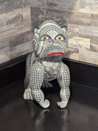 Alebrije Gorilla Figurine | Hand-Carved & Hand Painted Mexican Folk Art from Oaxaca