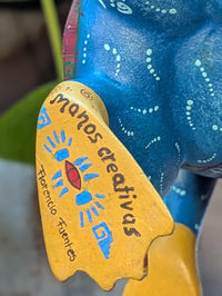 Alebrije Platypus Figurine | Hand-Carved & Hand Painted Mexican Folk Art from Oaxaca