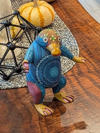 Alebrije Platypus Figurine | Hand-Carved & Hand Painted Mexican Folk Art from Oaxaca